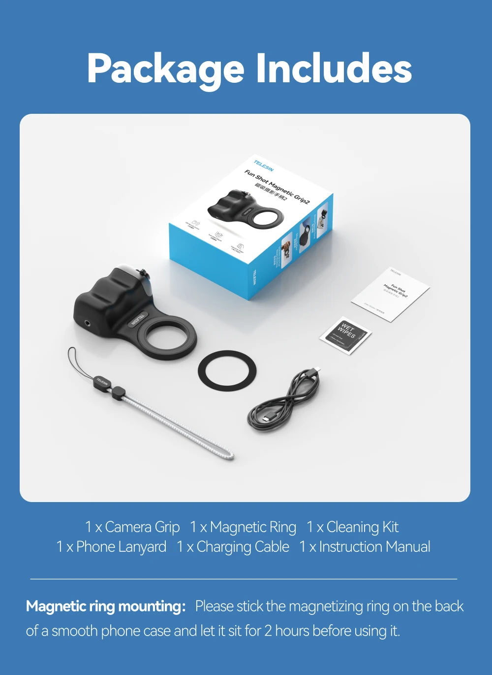 Poignée Magnétique pour Smartphone